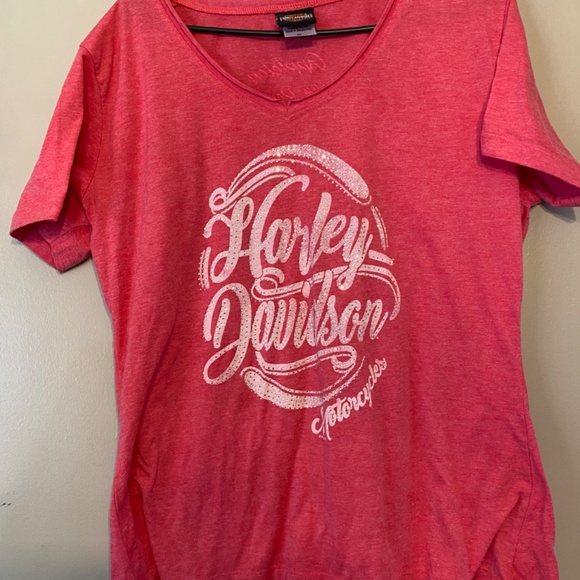 Red Harley Davidson 2x short sleeve shirt - Picture 5 of 5